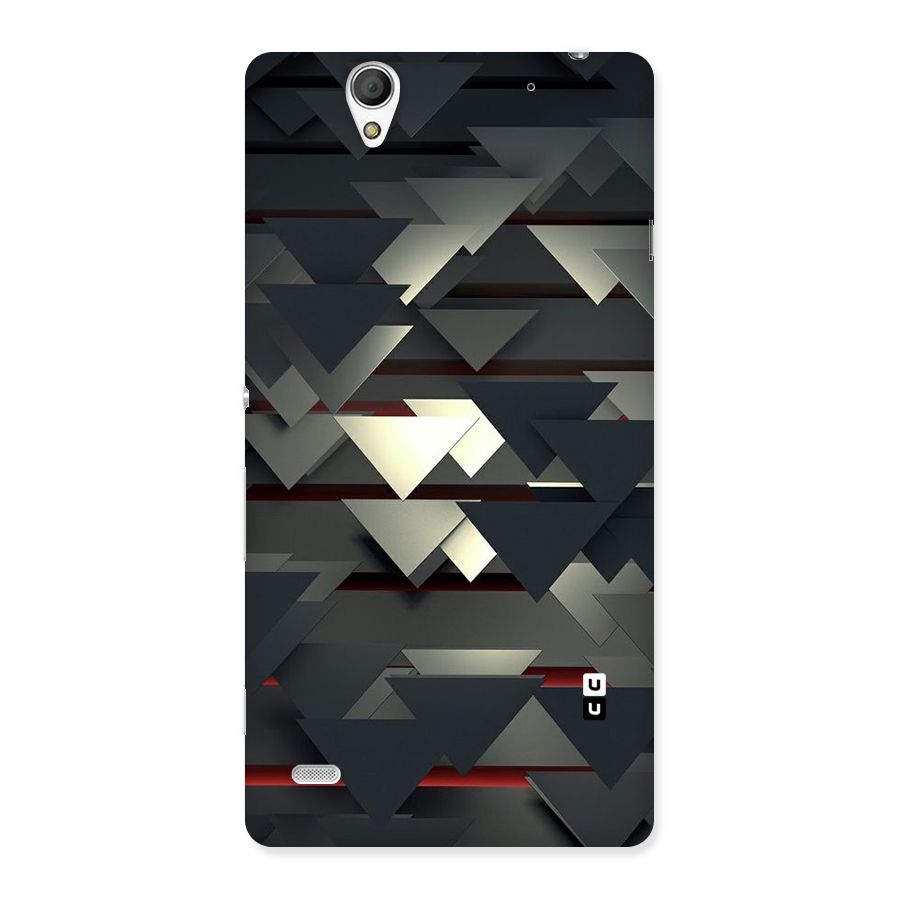Classic Triangles Design Back Case for Sony Xperia C4