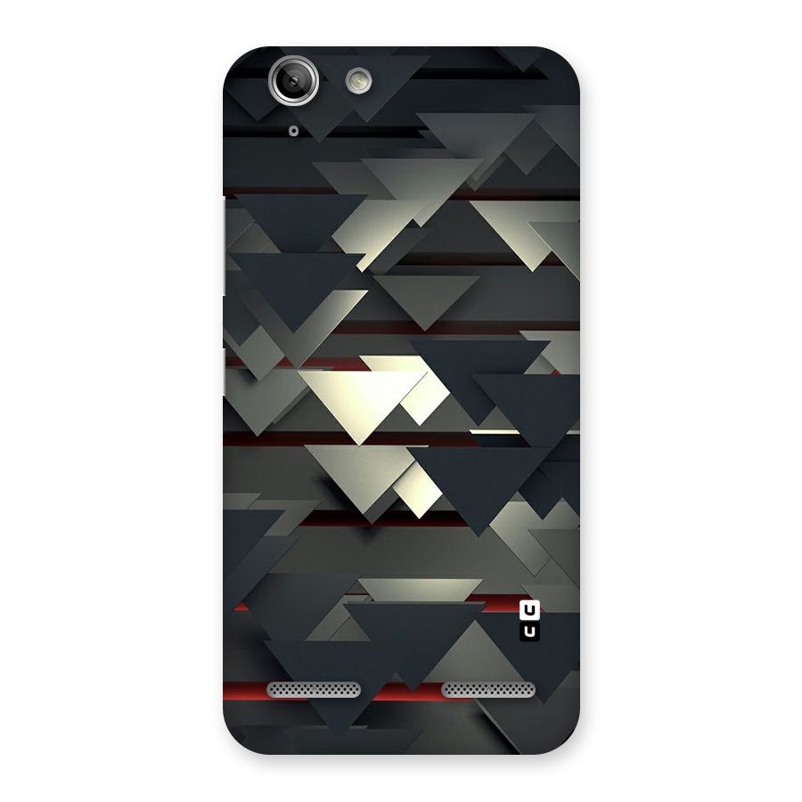Classic Triangles Design Back Case for Vibe K5