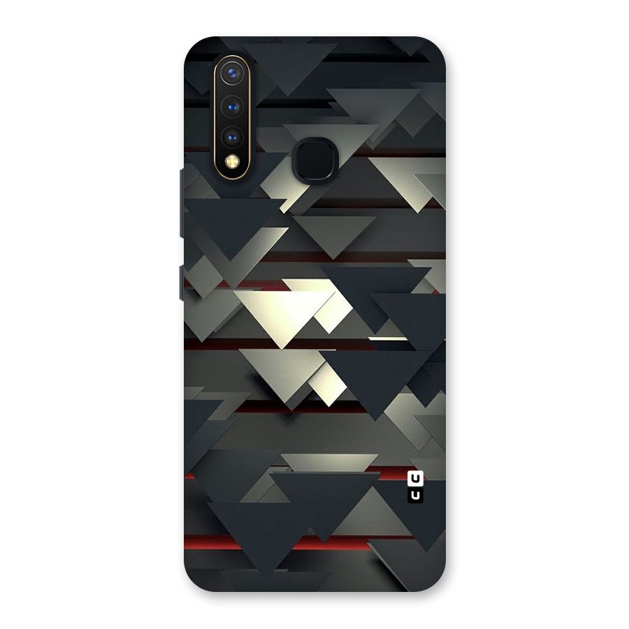 Classic Triangles Design Back Case for Vivo U20