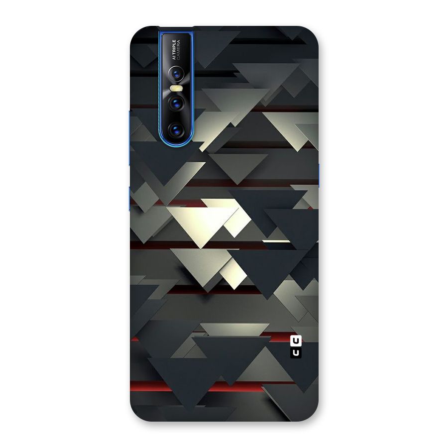 Classic Triangles Design Back Case for Vivo V15 Pro