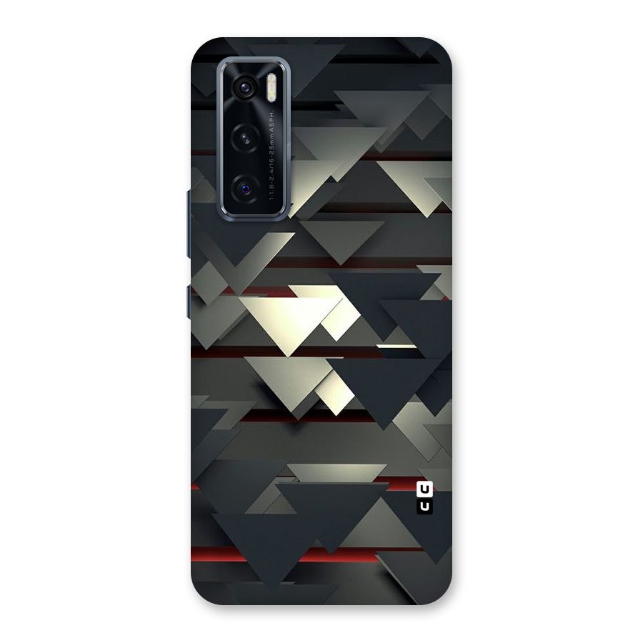 Classic Triangles Design Back Case for Vivo V20 SE