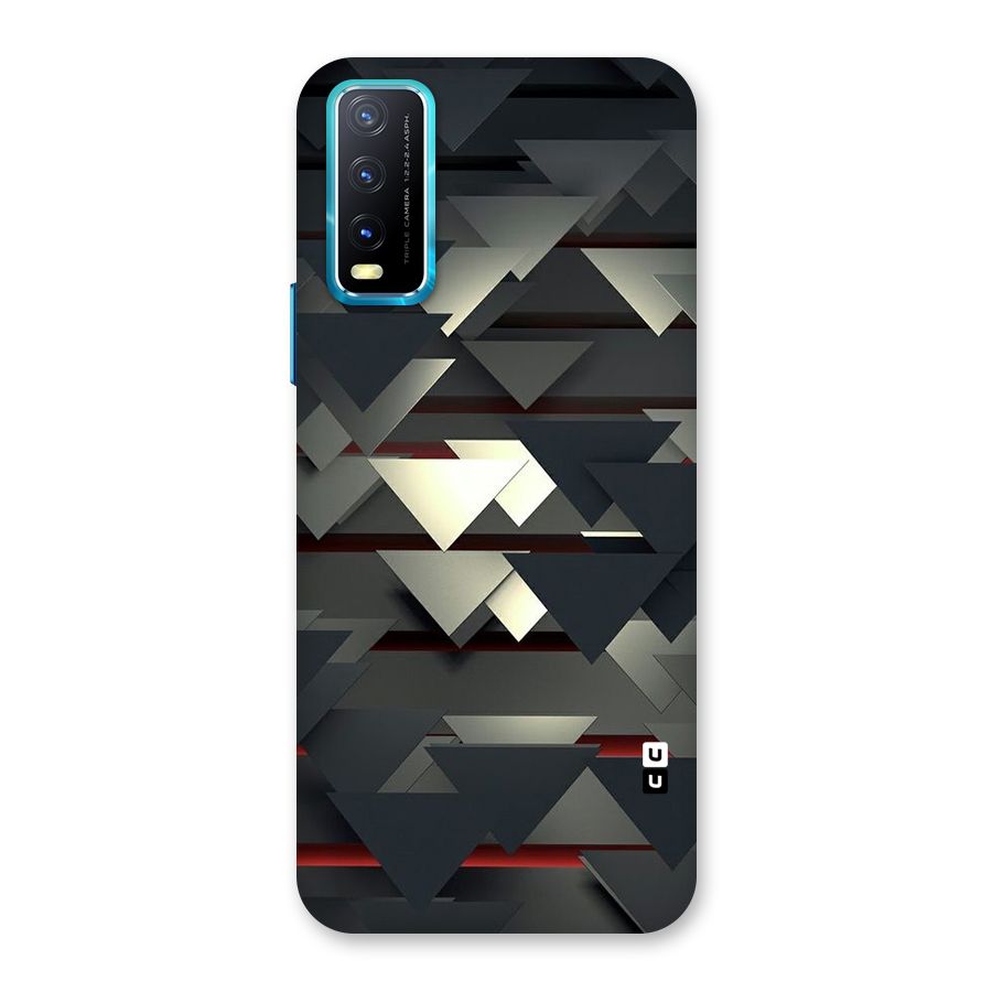 Classic Triangles Design Back Case for Vivo Y20A