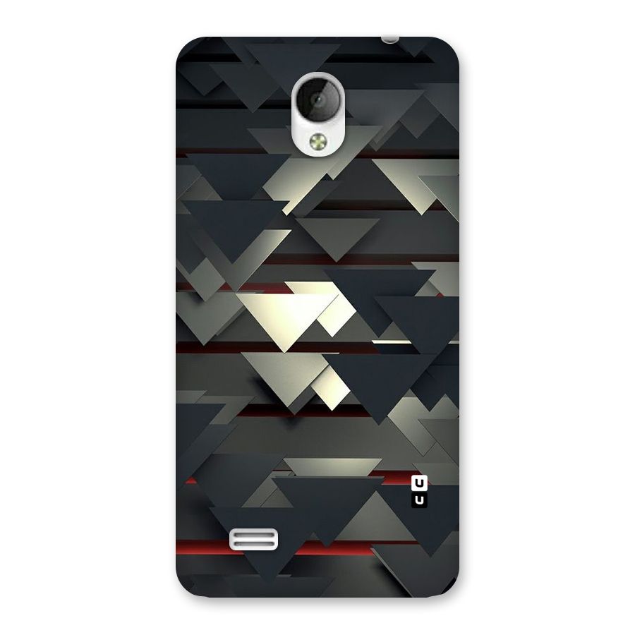 Classic Triangles Design Back Case for Vivo Y21