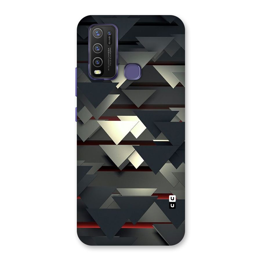 Classic Triangles Design Back Case for Vivo Y30