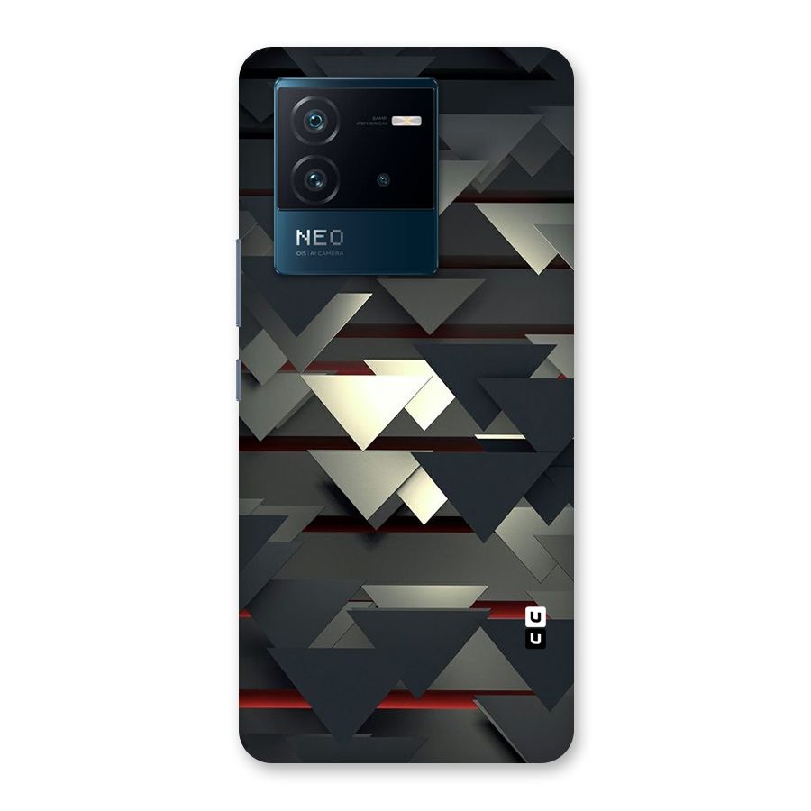 Classic Triangles Design Back Case for Vivo iQOO Neo 6 5G