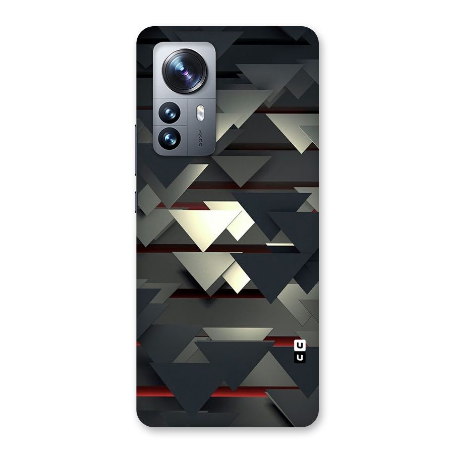 Classic Triangles Design Back Case for Xiaomi 12 Pro