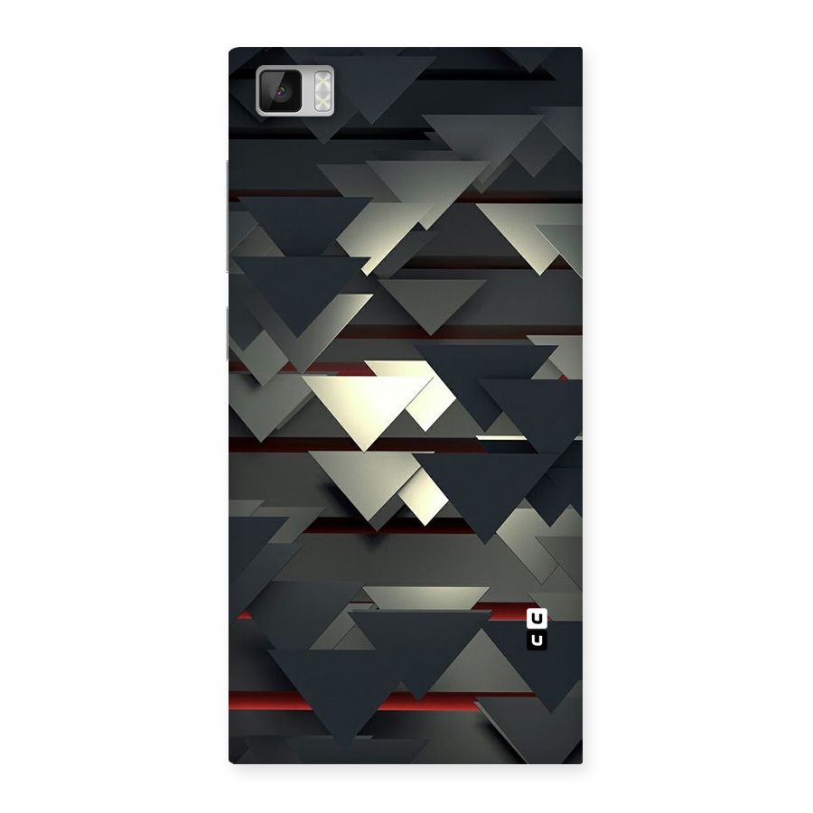 Classic Triangles Design Back Case for Xiaomi Mi3