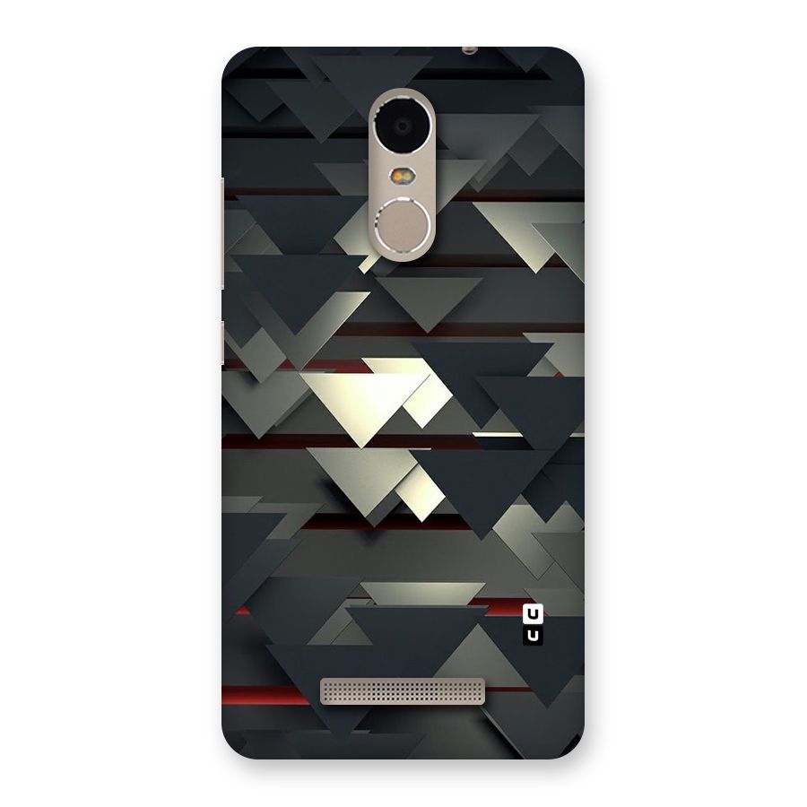 Classic Triangles Design Back Case for Xiaomi Redmi Note 3