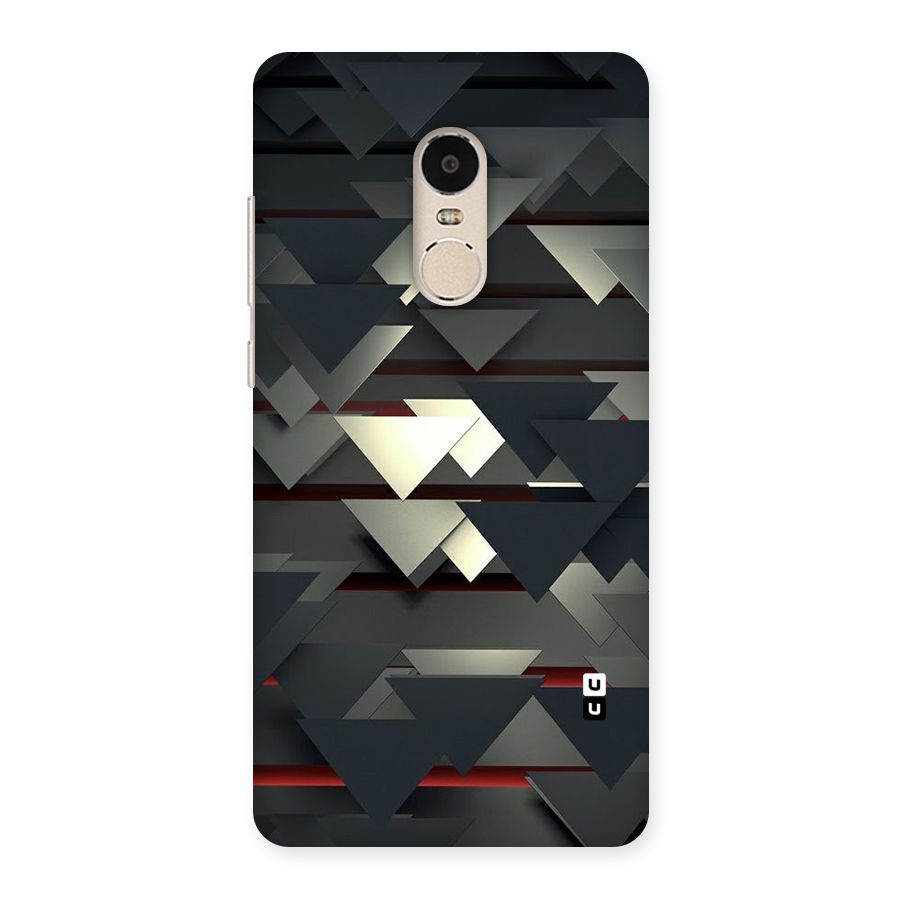 Classic Triangles Design Back Case for Xiaomi Redmi Note 4