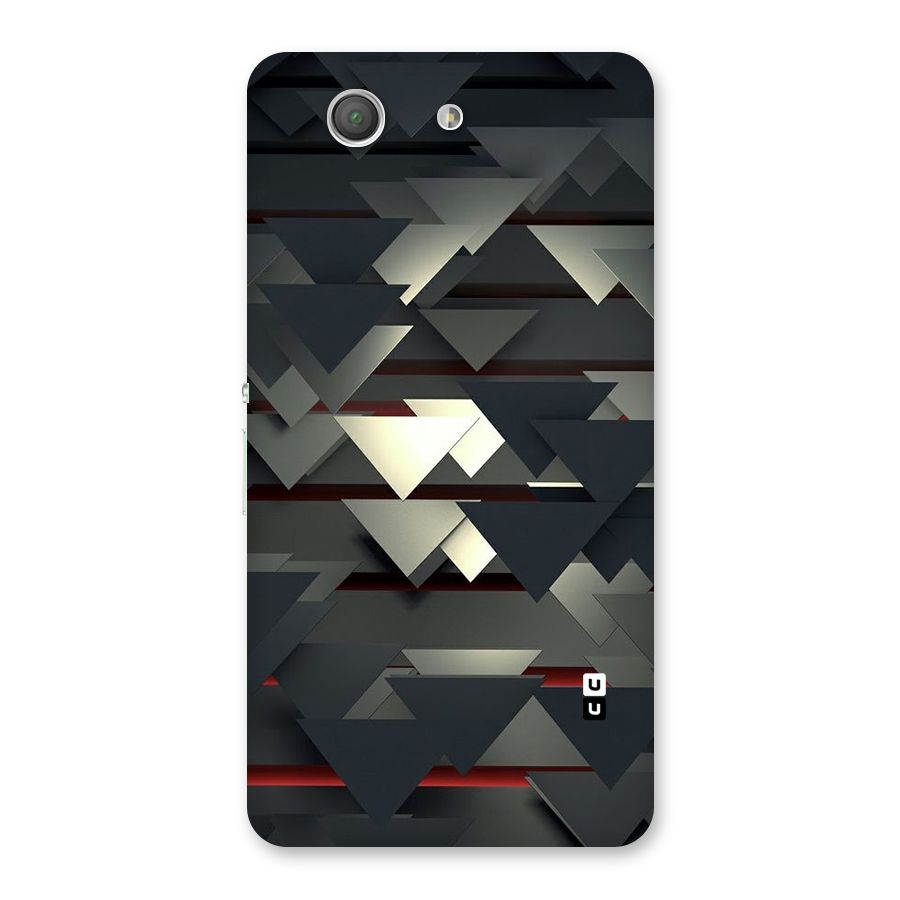 Classic Triangles Design Back Case for Xperia Z3 Compact