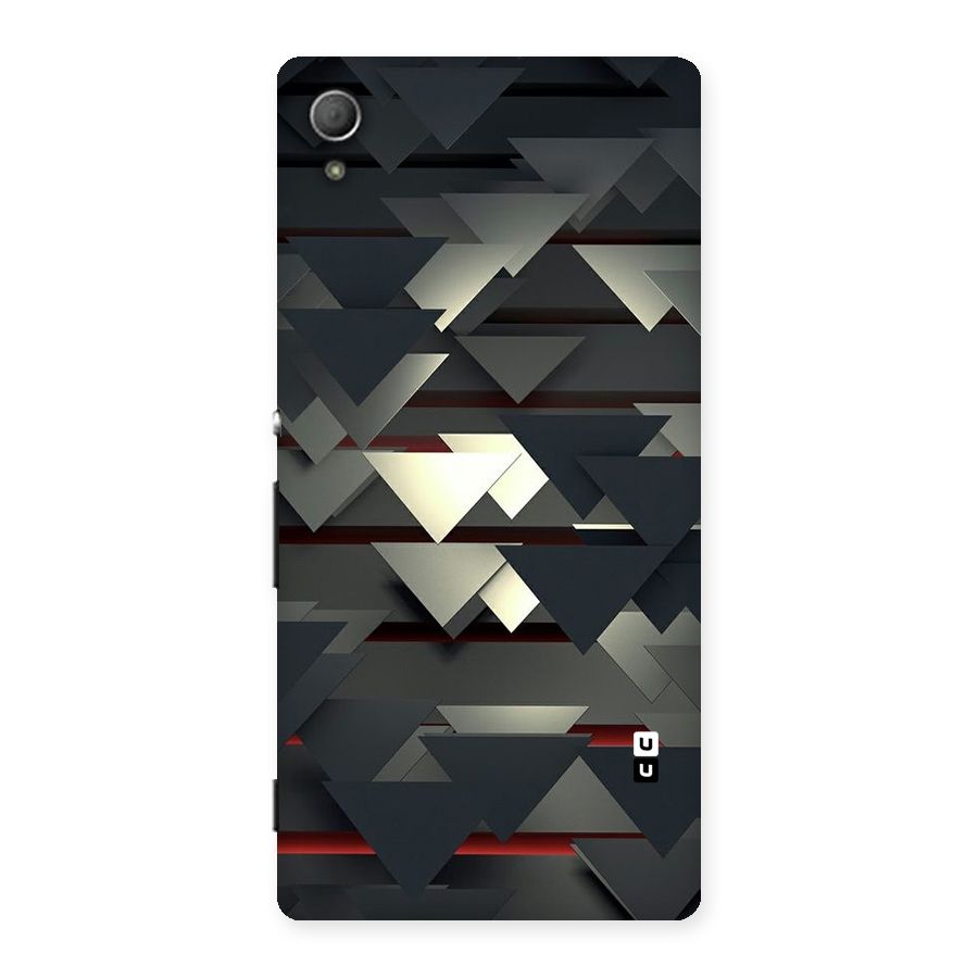 Classic Triangles Design Back Case for Xperia Z4