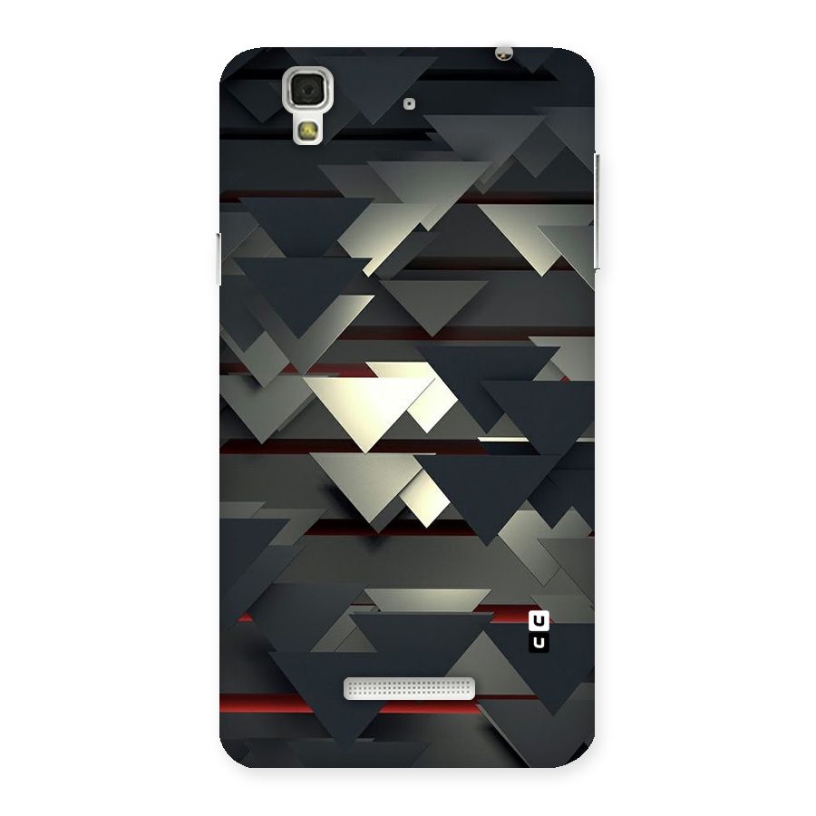 Classic Triangles Design Back Case for YU Yureka Plus