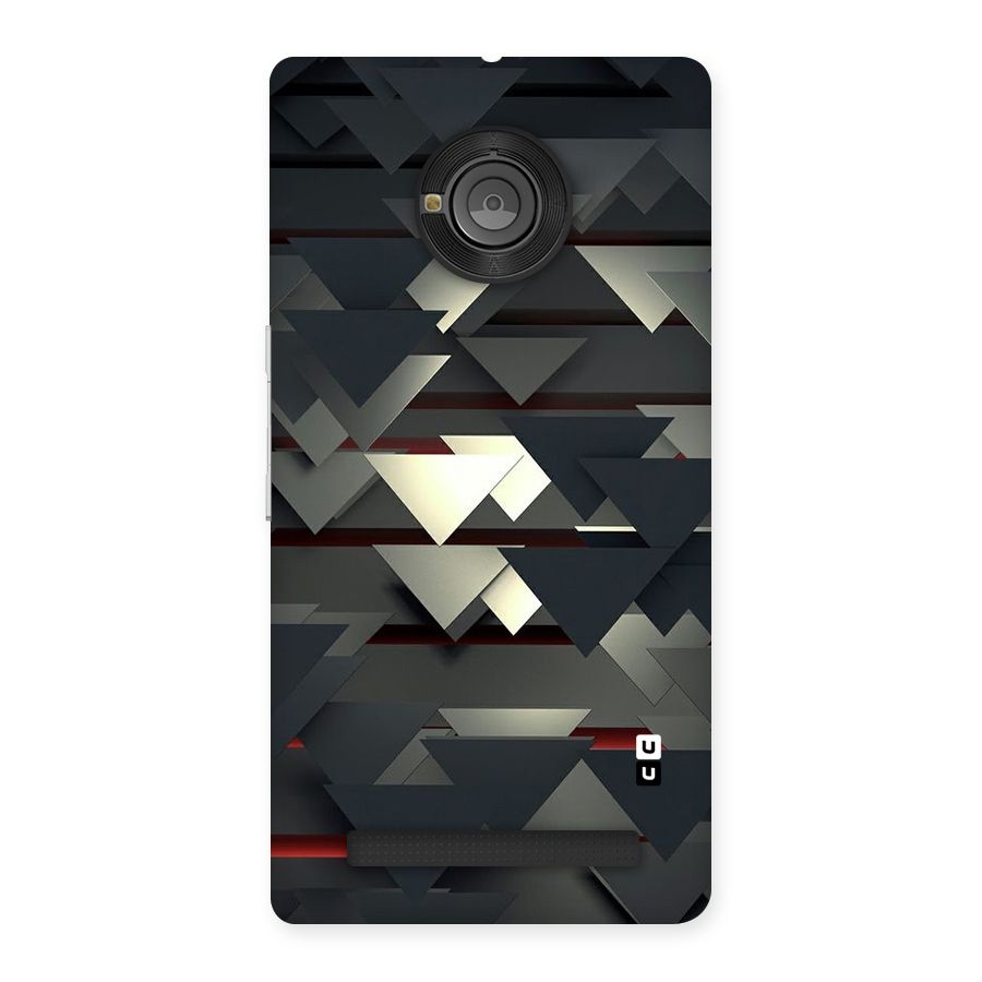 Classic Triangles Design Back Case for Yu Yunique