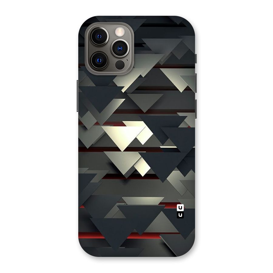 Classic Triangles Design Back Case for iPhone 12 Pro