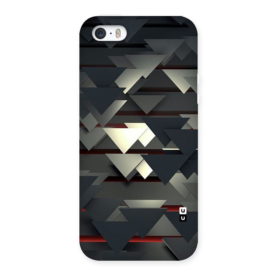 Classic Triangles Design Back Case for iPhone SE