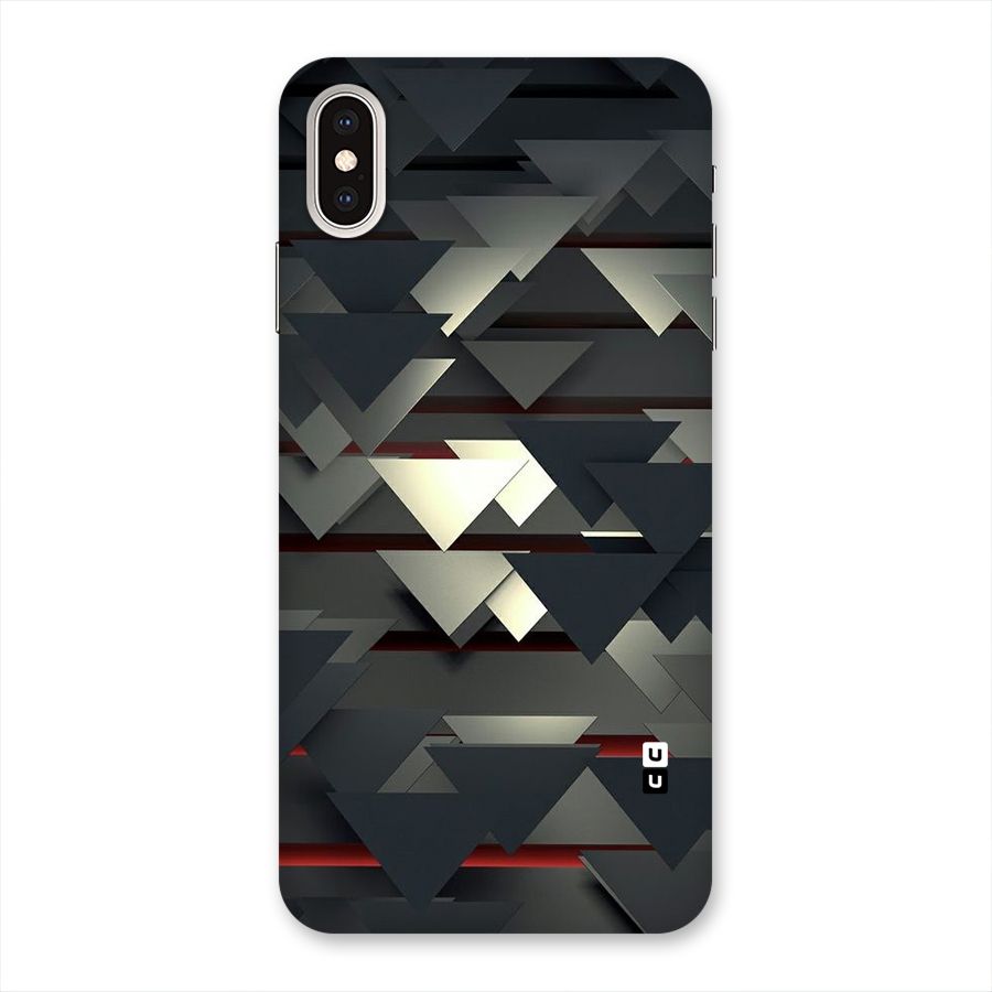 Classic Triangles Design Back Case for iPhone XS Max