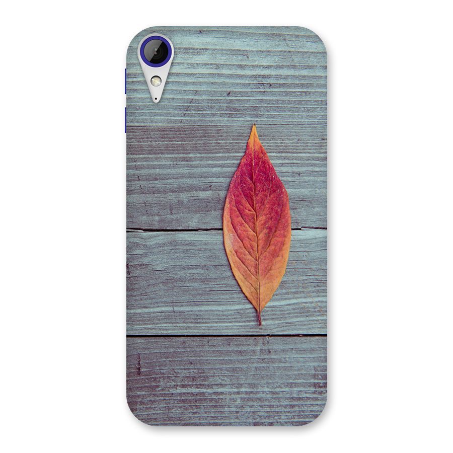 Classic Wood Leaf Back Case for Desire 830
