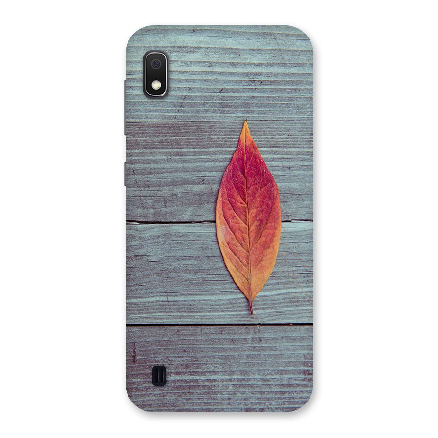 Classic Wood Leaf Back Case for Galaxy A10
