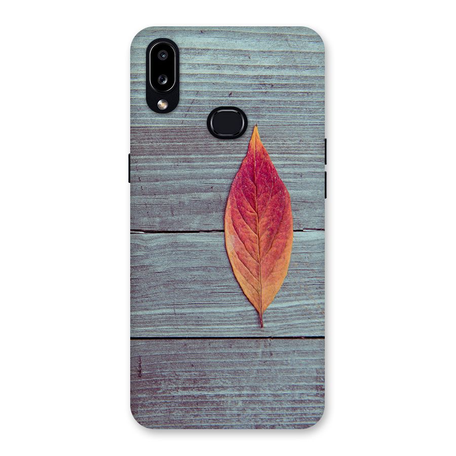 Classic Wood Leaf Back Case for Galaxy A10s