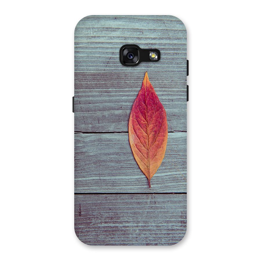 Classic Wood Leaf Back Case for Galaxy A3 (2017)
