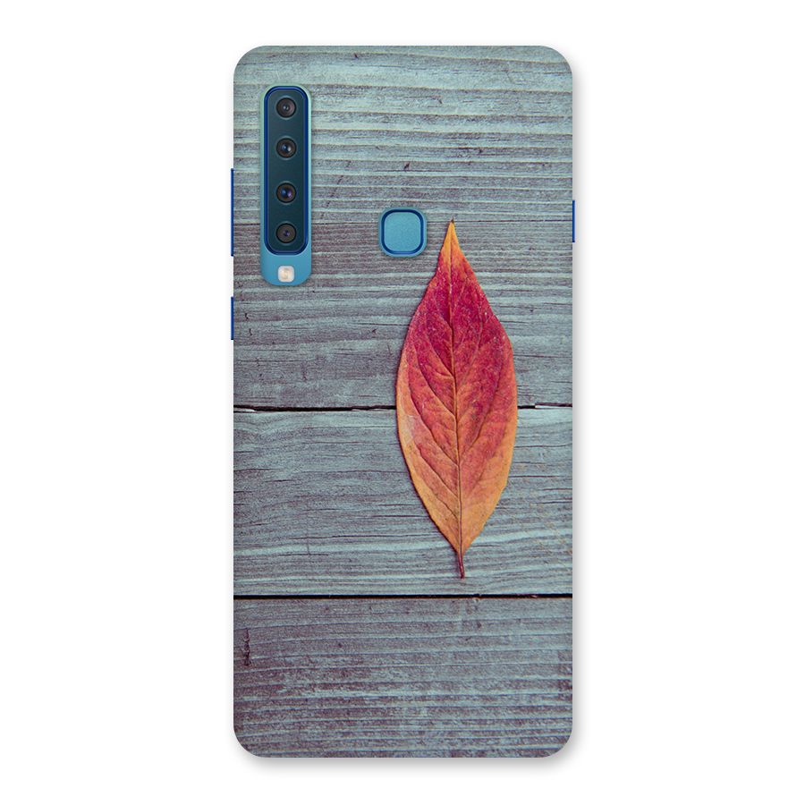 Classic Wood Leaf Back Case for Galaxy A9 (2018)
