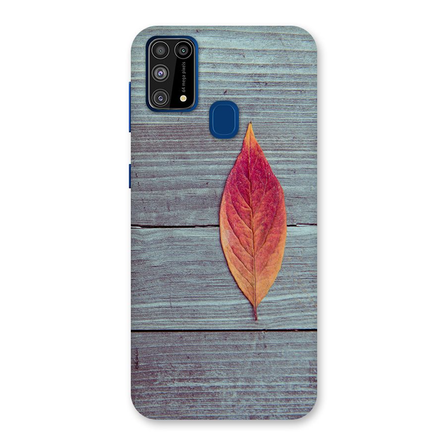 Classic Wood Leaf Back Case for Galaxy F41