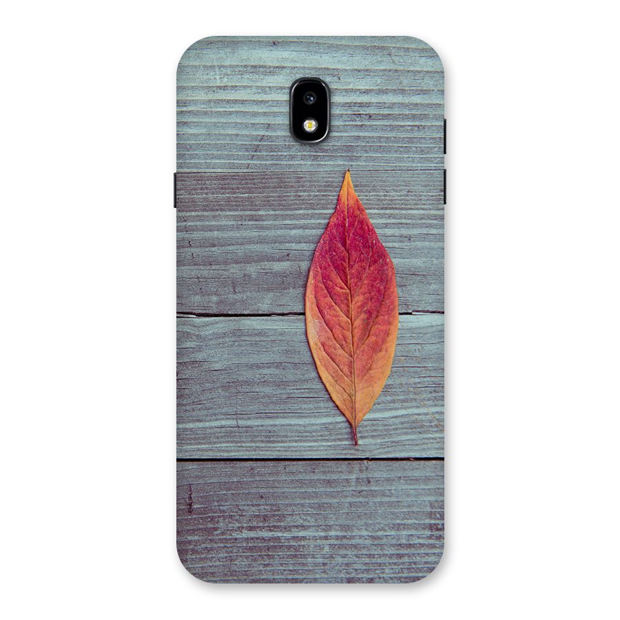Classic Wood Leaf Back Case for Galaxy J7 Pro