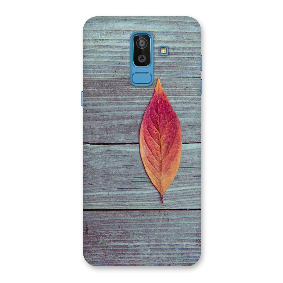 Classic Wood Leaf Back Case for Galaxy J8