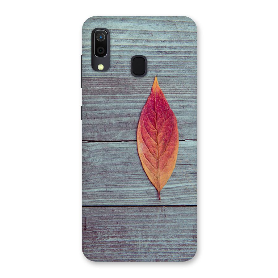 Classic Wood Leaf Back Case for Galaxy M10s