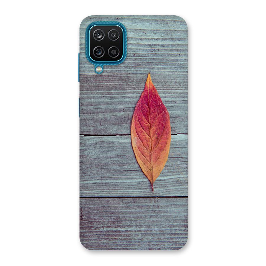 Classic Wood Leaf Back Case for Galaxy M12