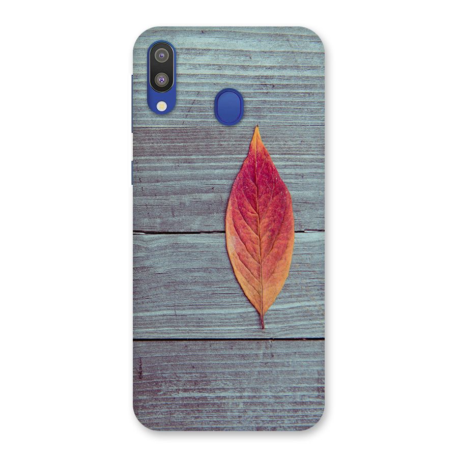 Classic Wood Leaf Back Case for Galaxy M20