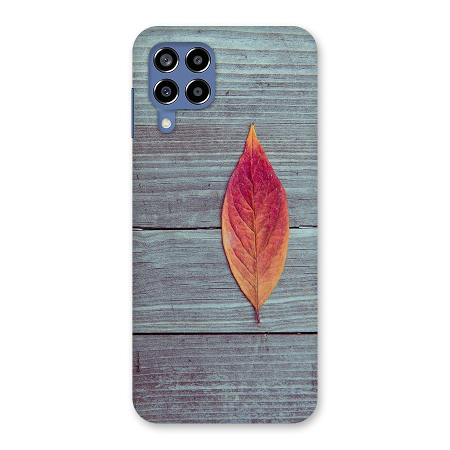 Classic Wood Leaf Back Case for Galaxy M53 5G