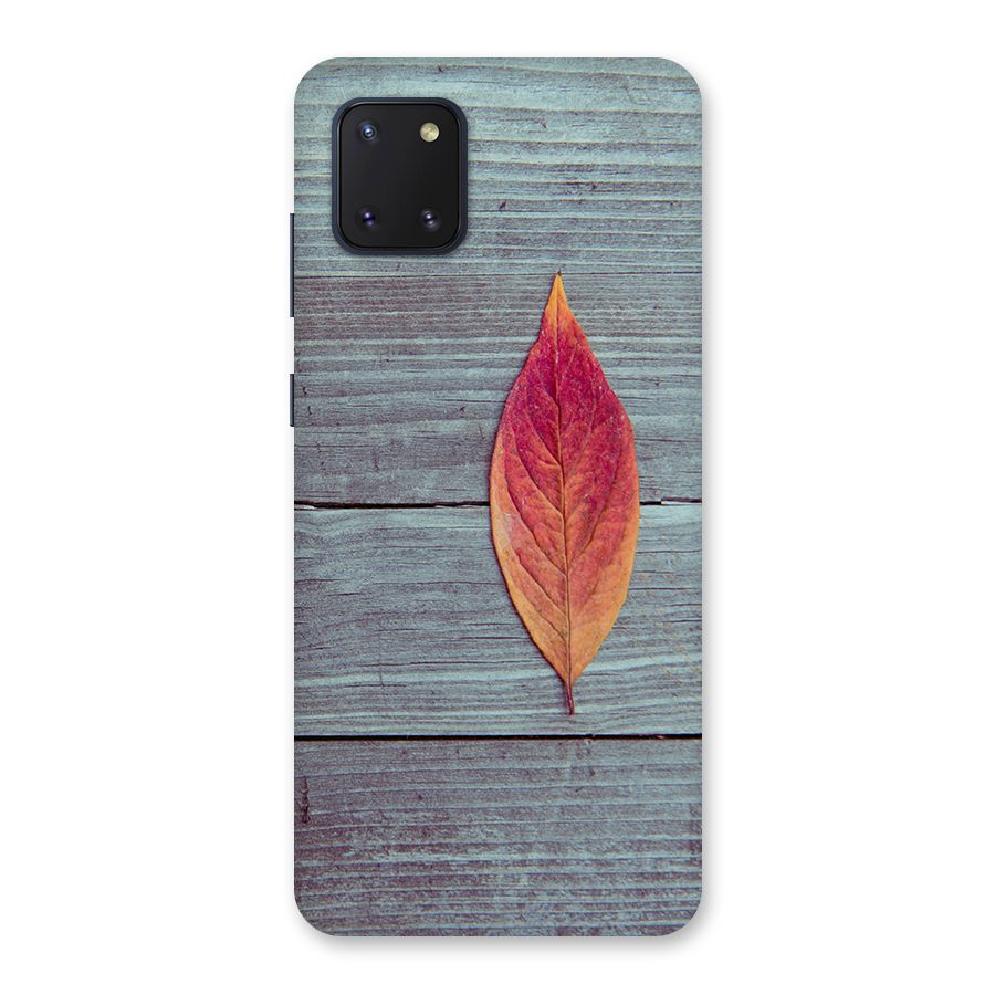Classic Wood Leaf Back Case for Galaxy Note 10 Lite