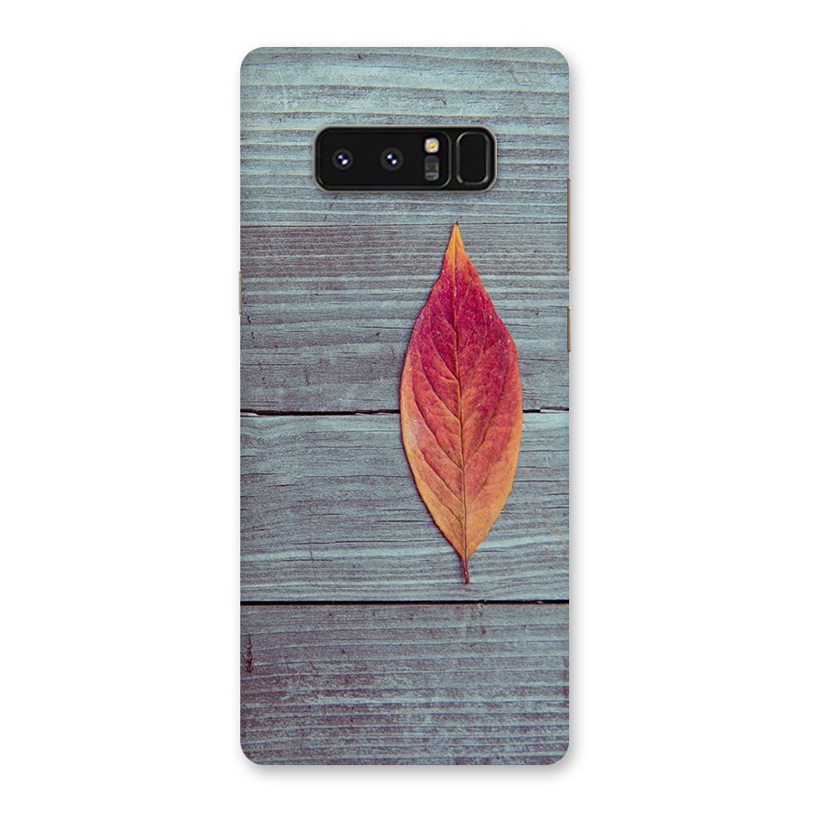 Classic Wood Leaf Back Case for Galaxy Note 8