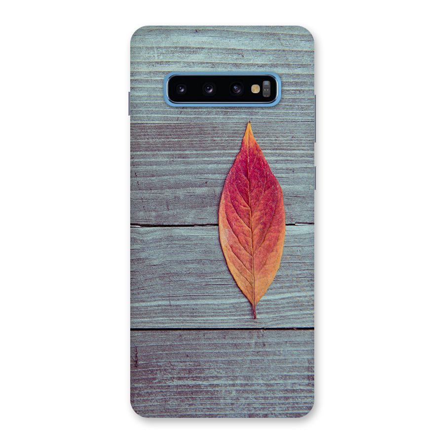 Classic Wood Leaf Back Case for Galaxy S10 Plus