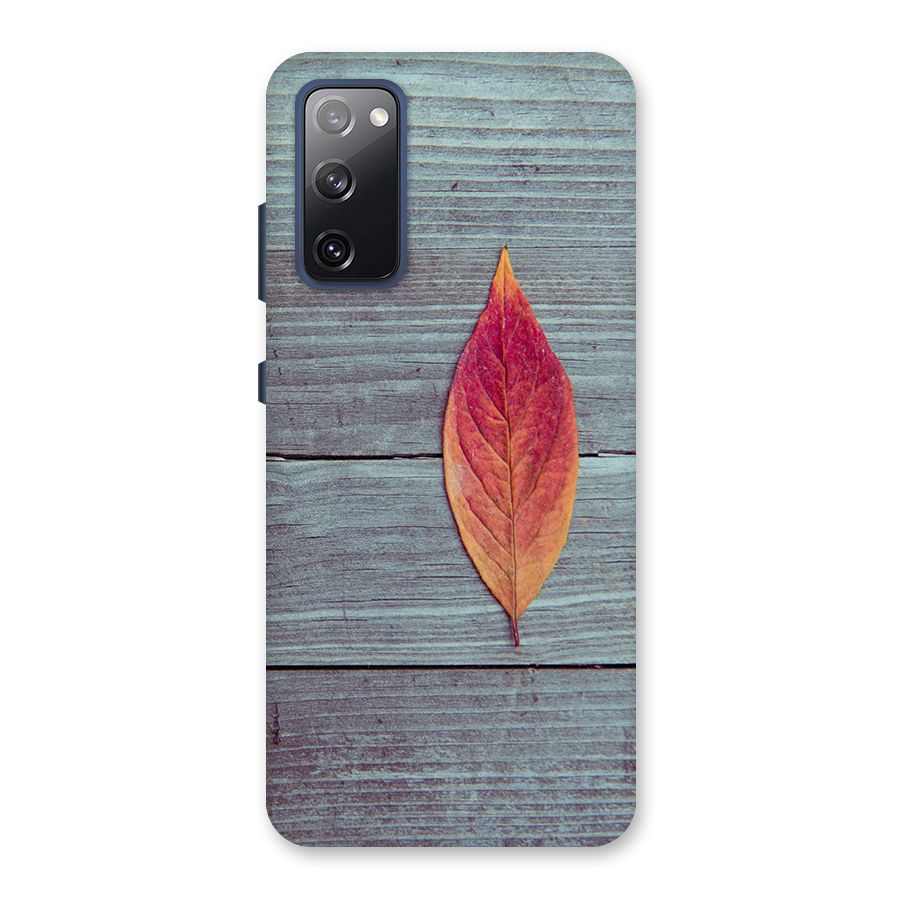 Classic Wood Leaf Back Case for Galaxy S20 FE