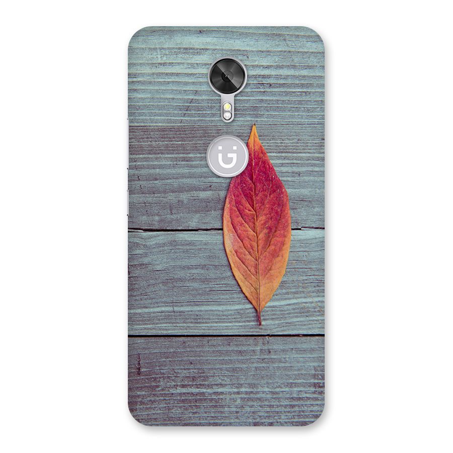 Classic Wood Leaf Back Case for Gionee A1