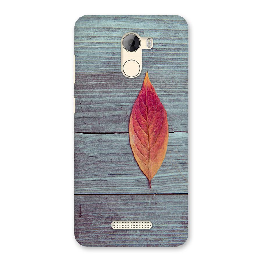 Classic Wood Leaf Back Case for Gionee A1 LIte