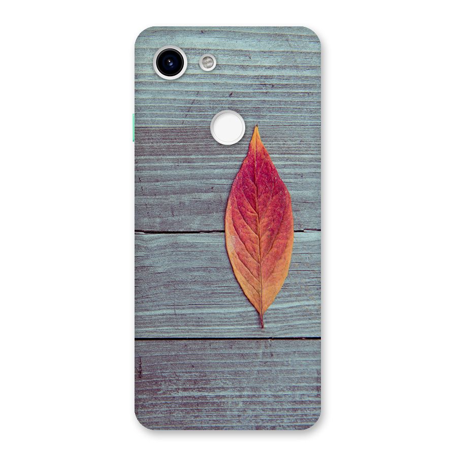 Classic Wood Leaf Back Case for Google Pixel 3
