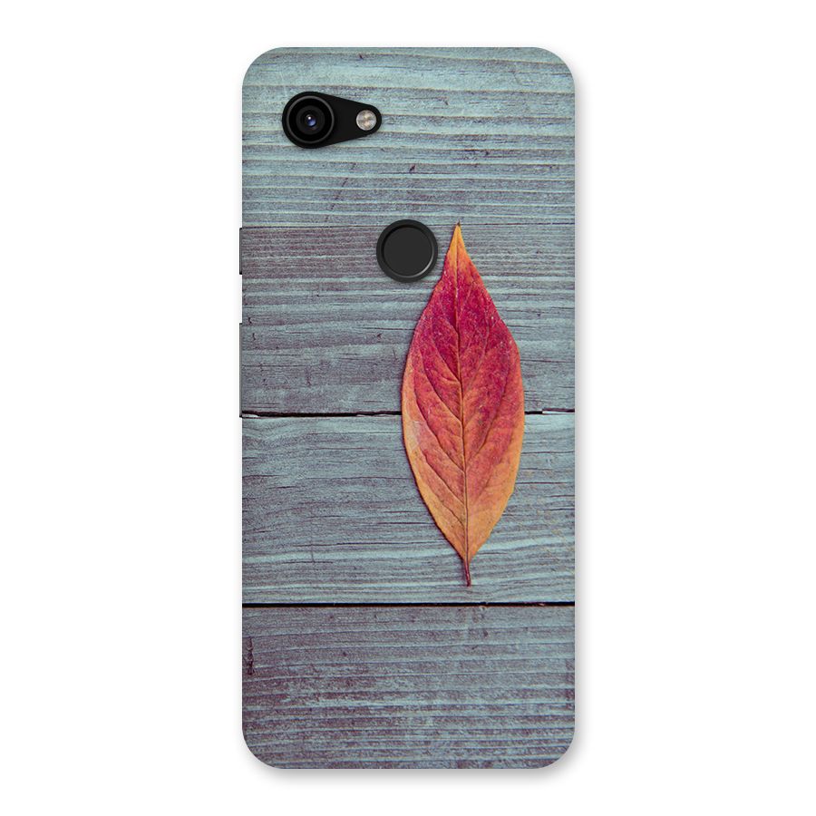 Classic Wood Leaf Back Case for Google Pixel 3a