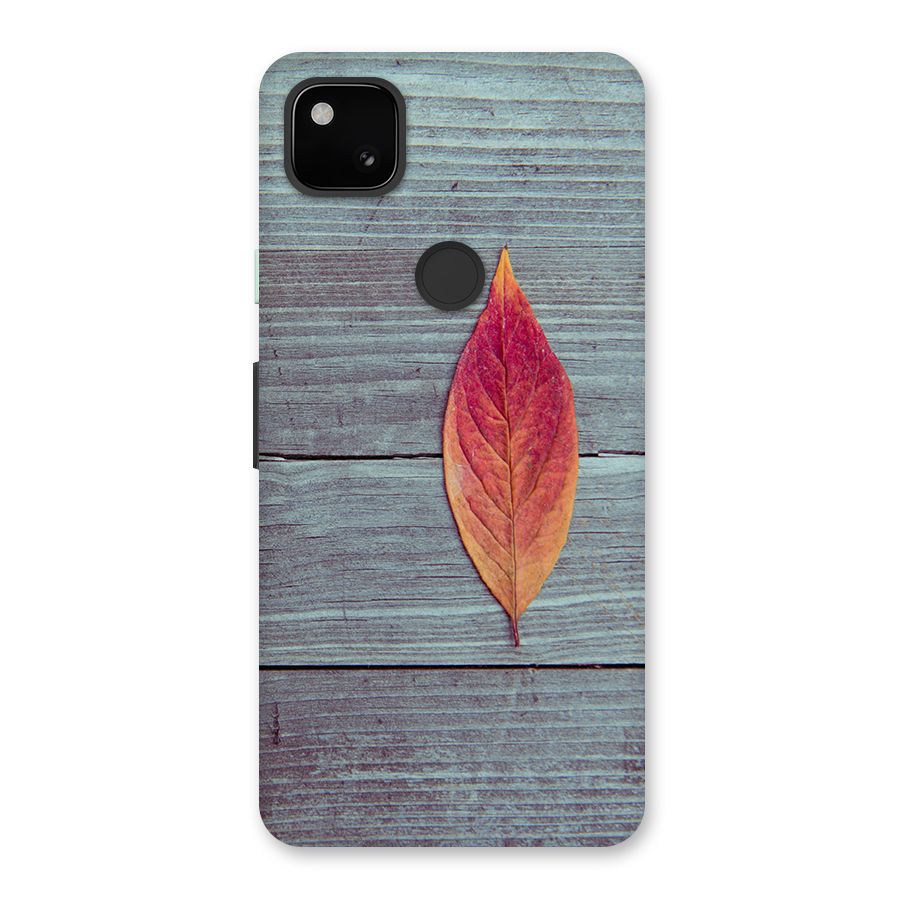 Classic Wood Leaf Back Case for Google Pixel 4a