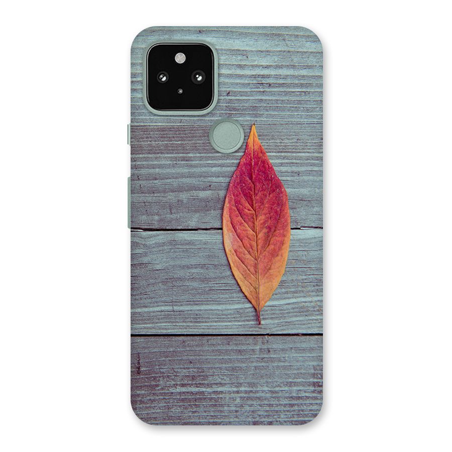 Classic Wood Leaf Back Case for Google Pixel 5
