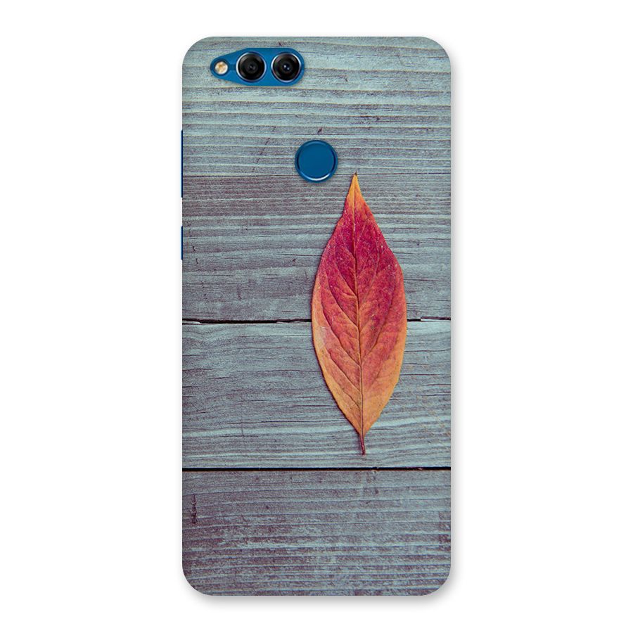 Classic Wood Leaf Back Case for Honor 7X