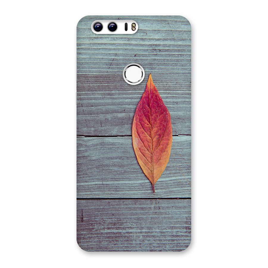 Classic Wood Leaf Back Case for Honor 8