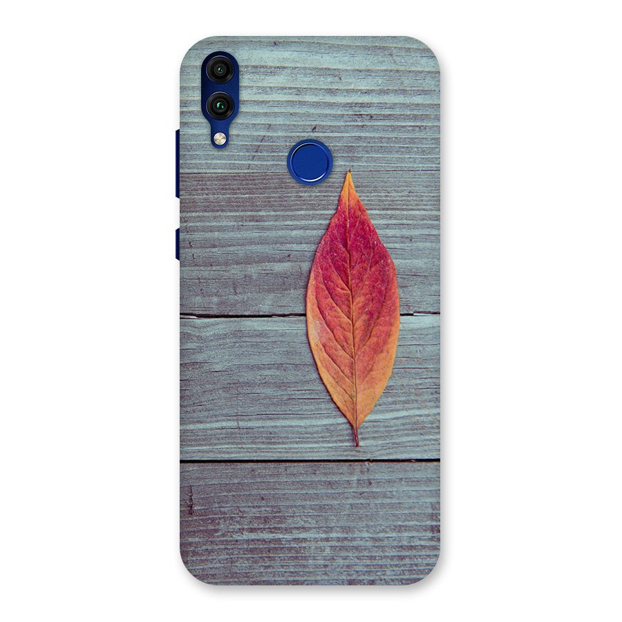Classic Wood Leaf Back Case for Honor 8C