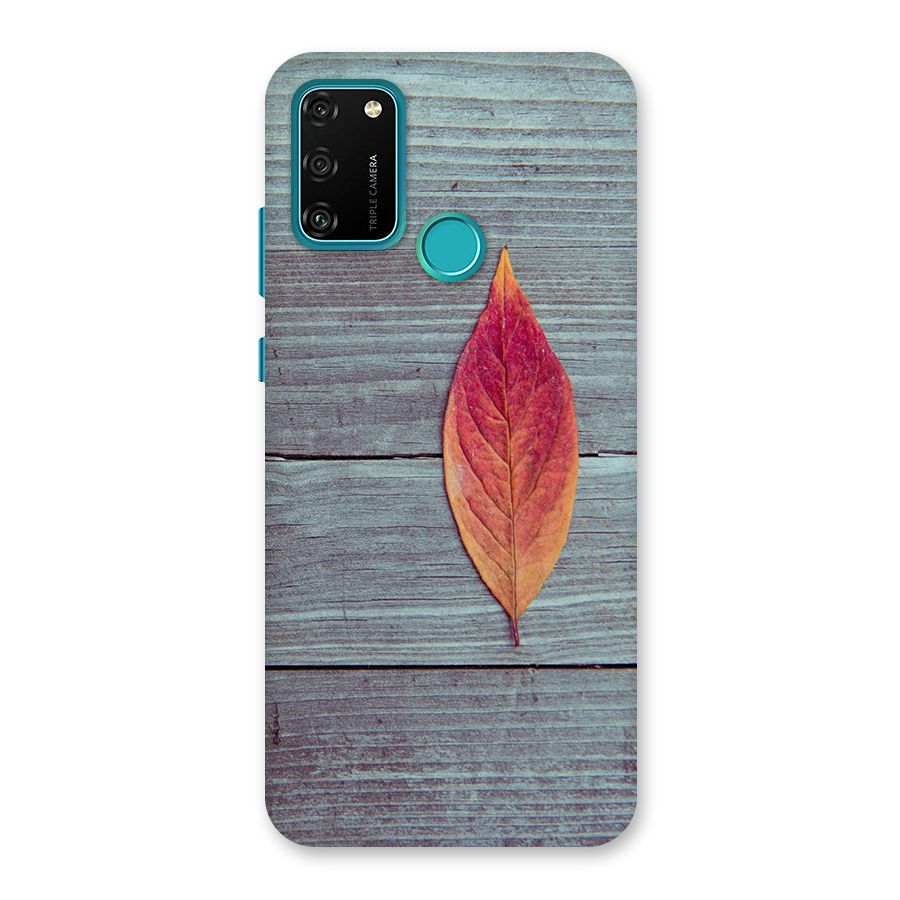 Classic Wood Leaf Back Case for Honor 9A