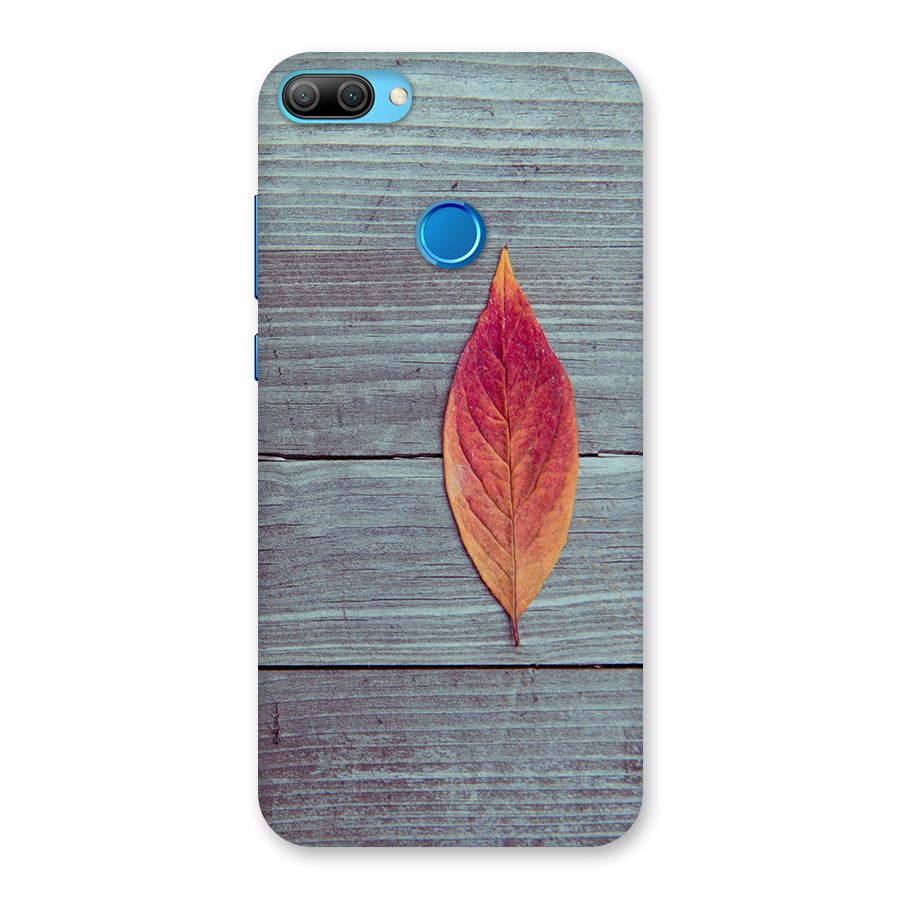 Classic Wood Leaf Back Case for Honor 9N