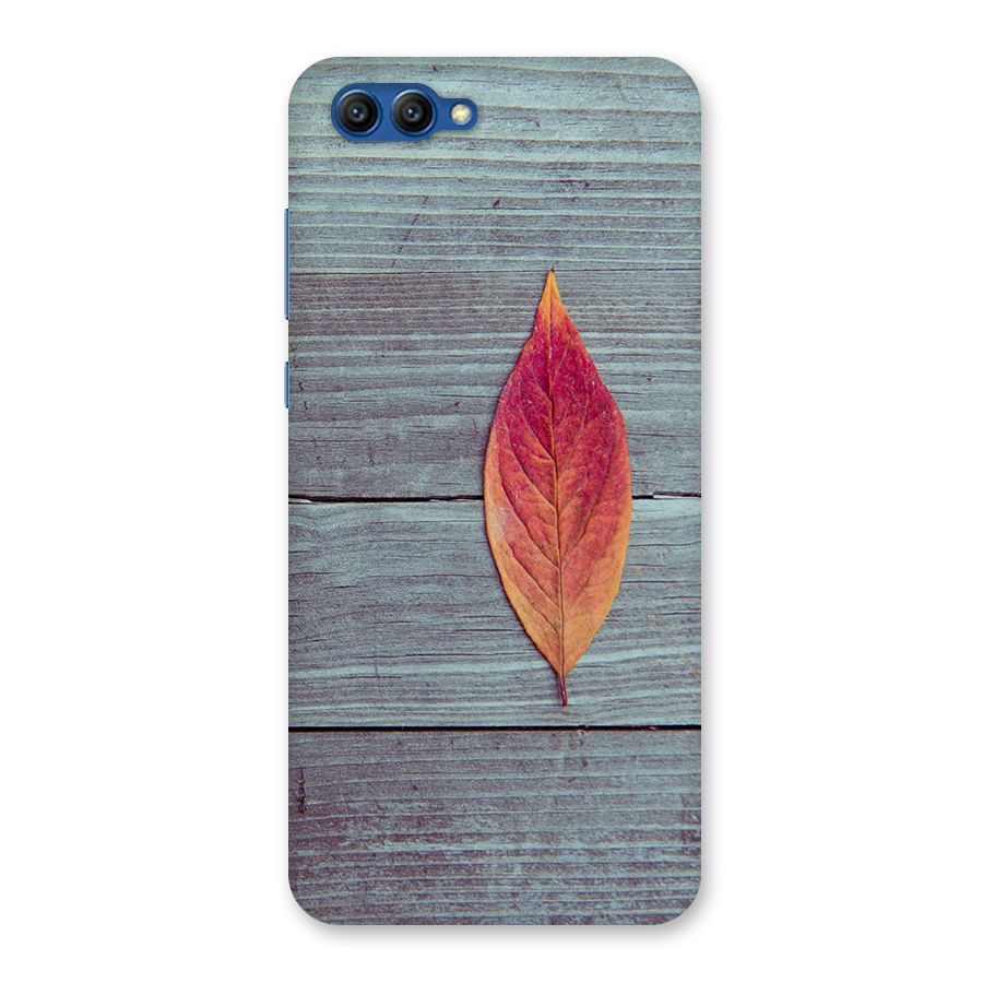 Classic Wood Leaf Back Case for Honor View 10