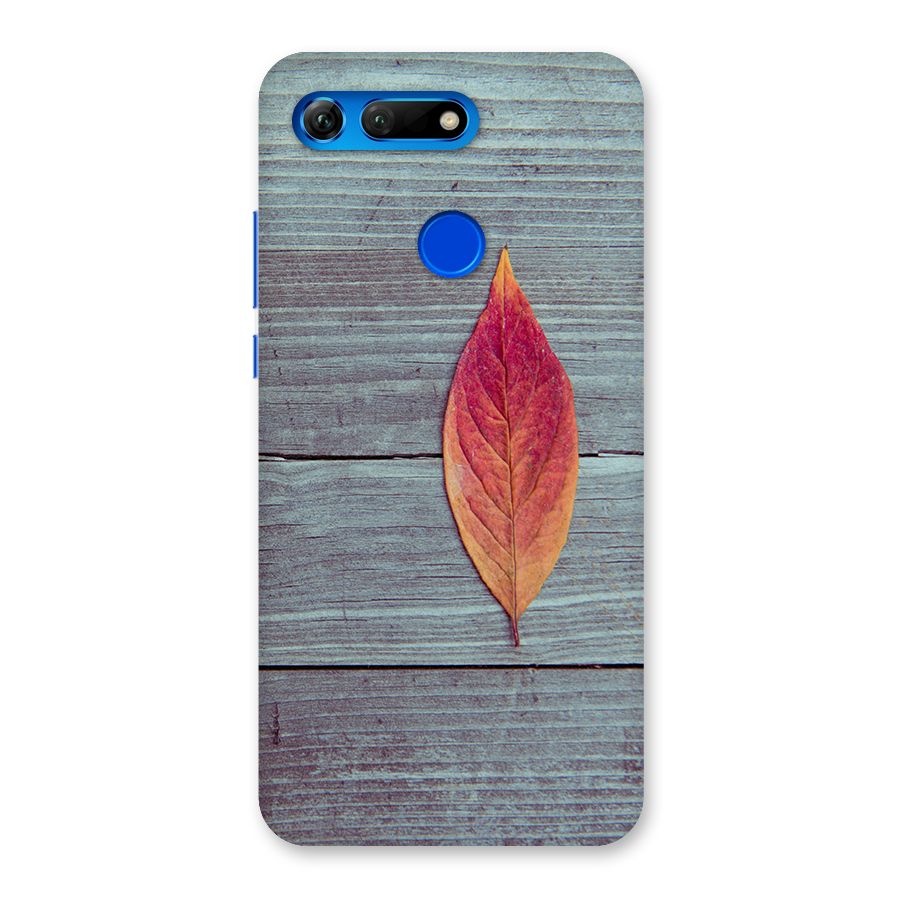 Classic Wood Leaf Back Case for Honor View 20