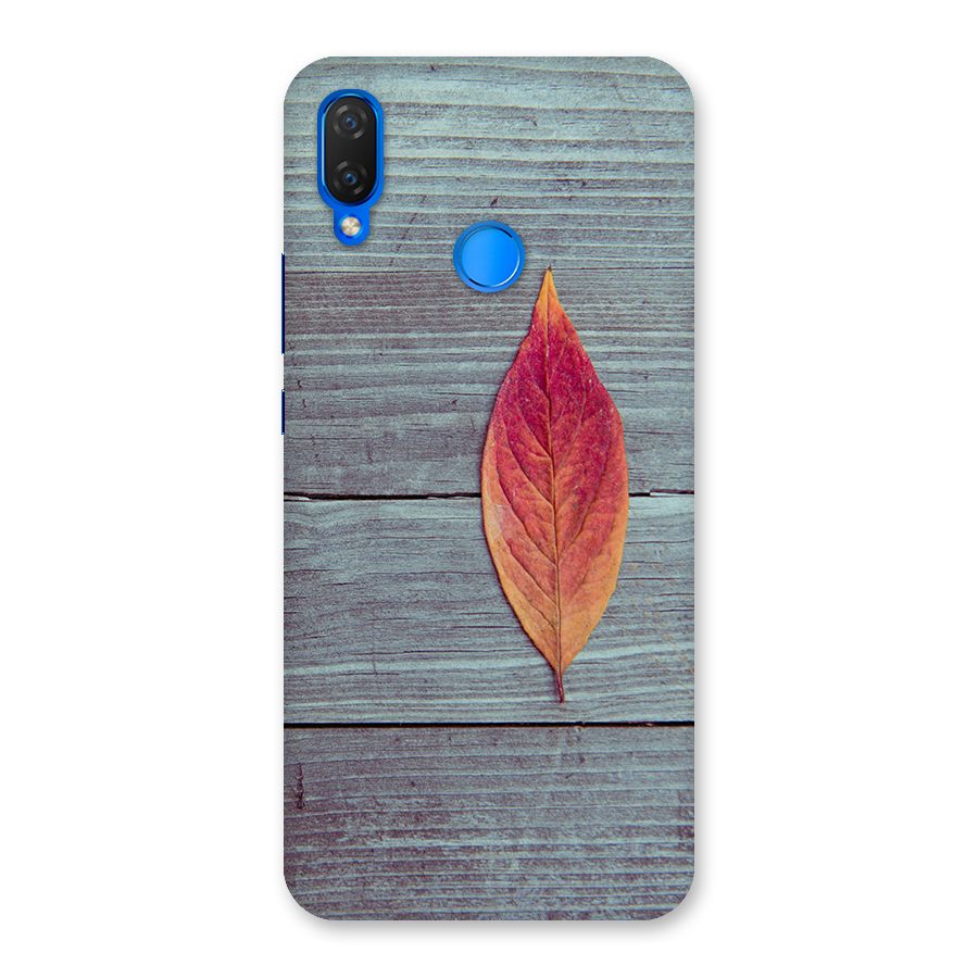 Classic Wood Leaf Back Case for Huawei P Smart+